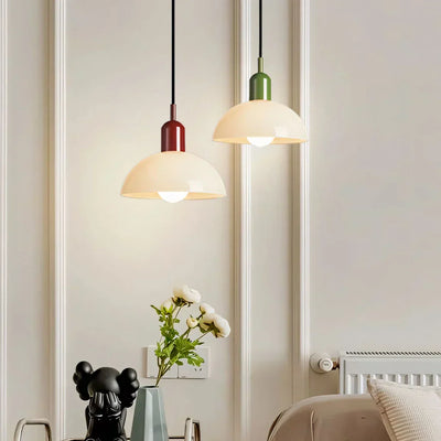 Suspension en Verre LED - Lampe Moderne avec Forme Élegante, Éclairage LED, 40W