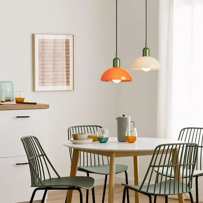 Suspension en Verre LED - Lampe Moderne avec Forme Élegante, Éclairage LED, 40W
