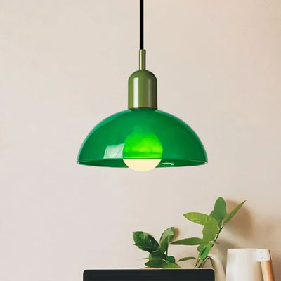 Suspension en Verre LED - Lampe Moderne avec Forme Élegante, Éclairage LED, 40W