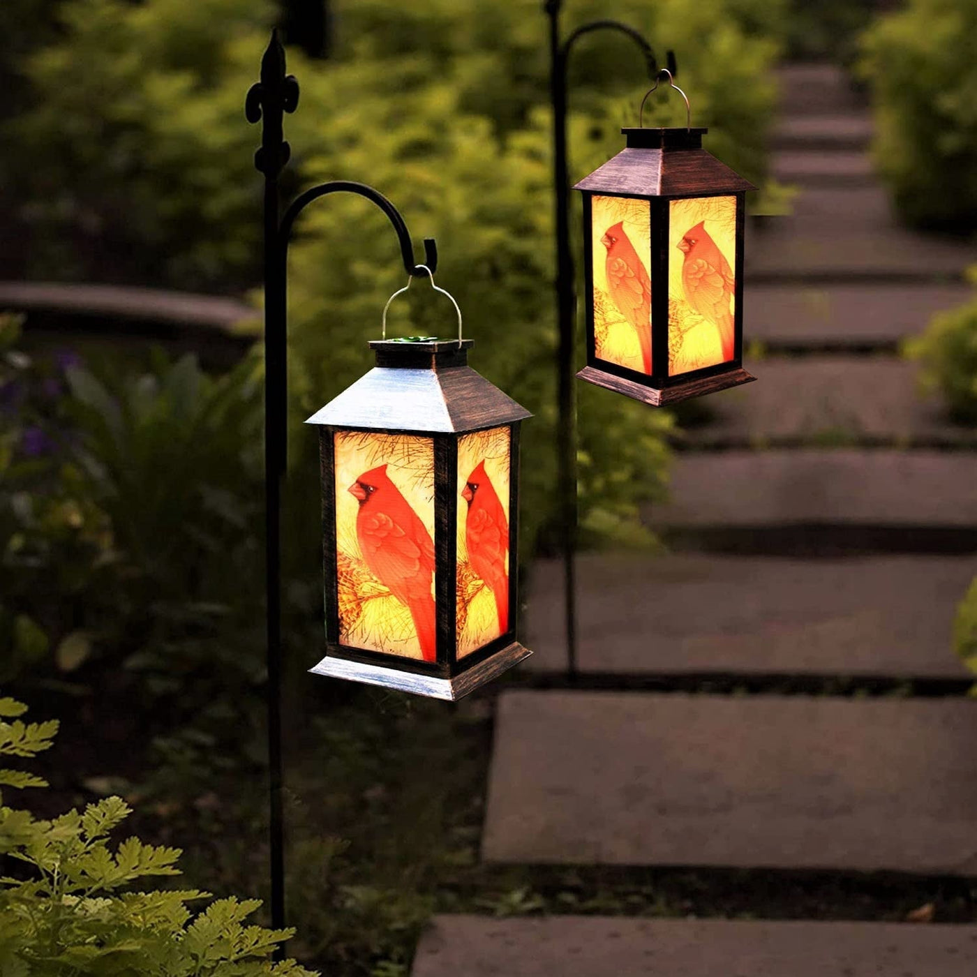 Lanterne Solaire CardinalGlow – Éclairage Extérieur Chaleureux & Élégant