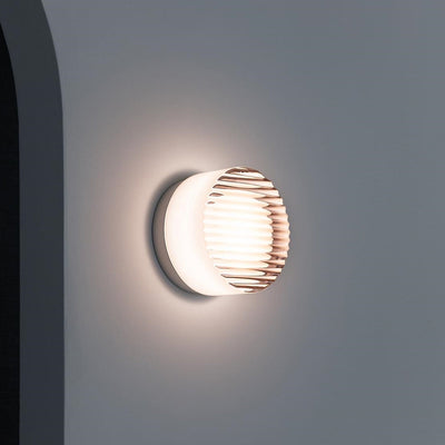 Applique Murale LED Moderne en Forme Ronde – Éclairage Doux avec Diffuseur en Verre Mylk pour Salon et Chambre