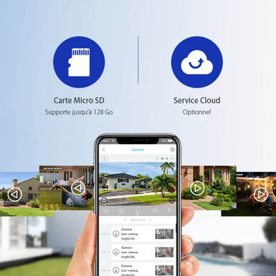 Caméra de Surveillance SoliGuard – Solaire, HD, Détection de Mouvement, Vision Nocturne, Dôme Rotatif Motorisé