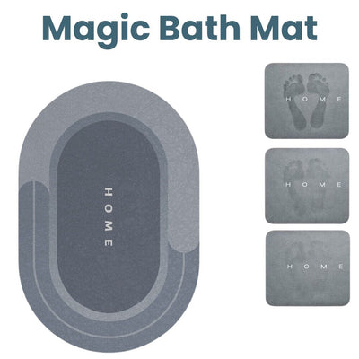Tapis de Bain Séchage Ultra-Rapide - Antidérapant et Hygiénique