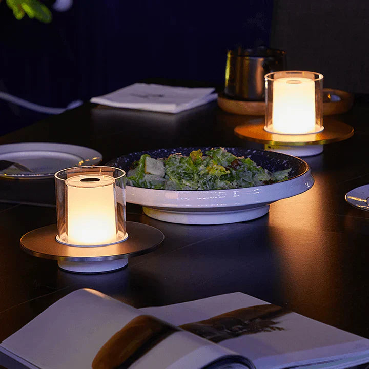 Lampe à Bougie LED à Induction - Éclairage Sécurisé et Élégant pour une Ambiance Apaisante