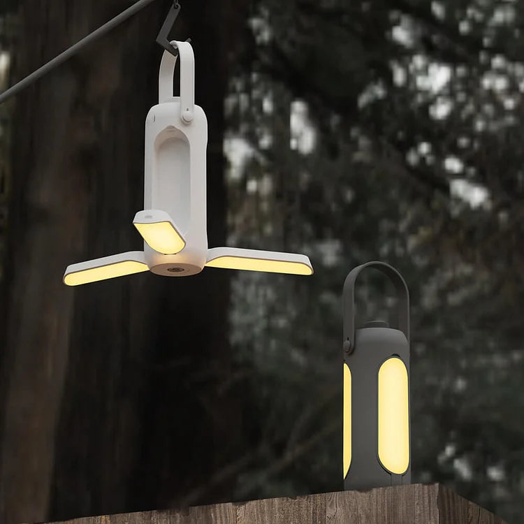 Lampe de Camping Pliable avec Chargement USB – Dimmable 3 Couleurs, Autonomie 180h