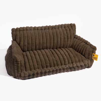 Lit Orthopédique pour Chien CaniSofa – Soutien Articulaire, Housse Lavable, Repose-Tête Confortable
