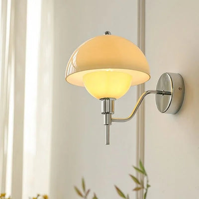 Applique Murale Design Champignon Crème – Élégance Naturelle et Ambiance Chaleureuse