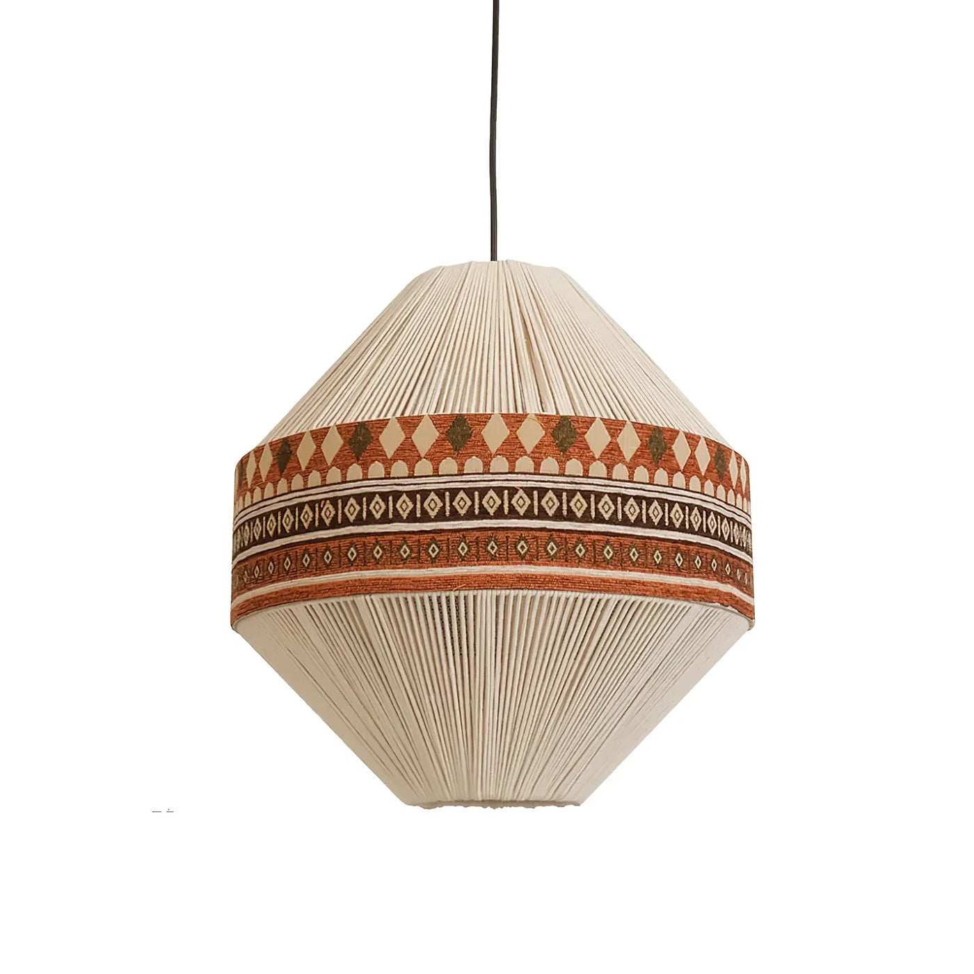Suspension Bohemian Fringe - Lampe Pendante avec Franges et Design Tribal