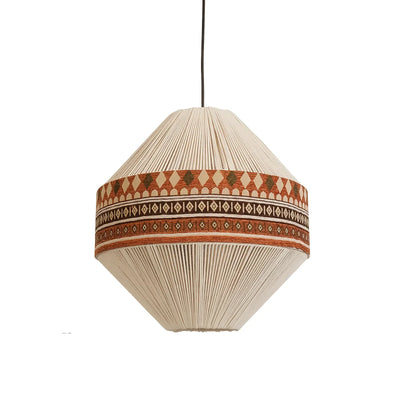 Suspension Bohemian Fringe - Lampe Pendante avec Franges et Design Tribal