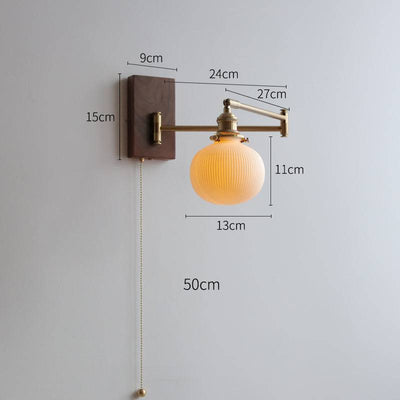 Applique Murale en Céramique et Bois – Design Moderne pour Intérieur Contemporain