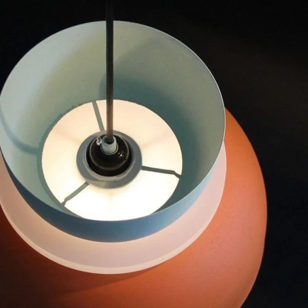 Suspension Nordic Macaron - Design Scandic en Aluminium et Acrylique, Ampoule E27, Idéale pour Cuisine et Salon
