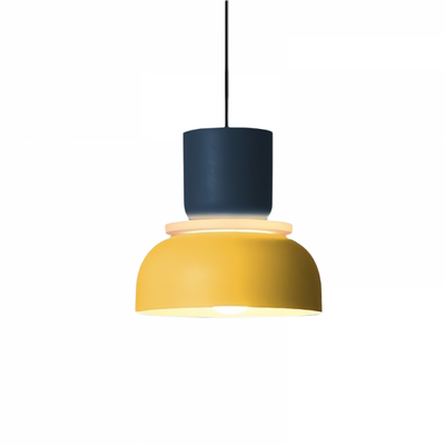 Suspension Nordic Macaron - Design Scandic en Aluminium et Acrylique, Ampoule E27, Idéale pour Cuisine et Salon
