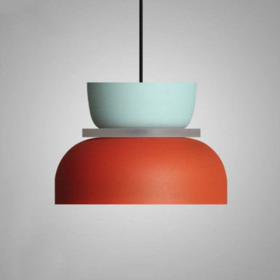 Suspension Nordic Macaron - Design Scandic en Aluminium et Acrylique, Ampoule E27, Idéale pour Cuisine et Salon