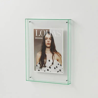 PrismFrame | Cadre photo décoratif en acrylique transparent de couleur vive