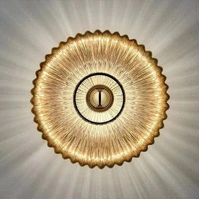 NimbusFlux - Applique en verre avec lumière ondulante