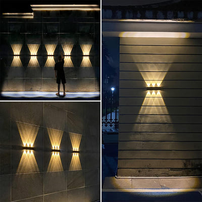 Lumières Solaires Extérieures Up Down – Éclairage Écologique pour Jardin et Terrasse