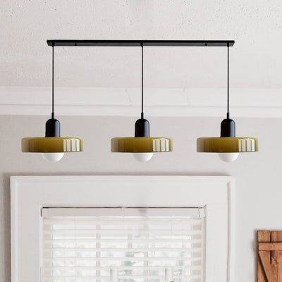Suspension Simple Bauhaus en Verre – Design Élégant pour Cuisine, Salle à Manger et Salon