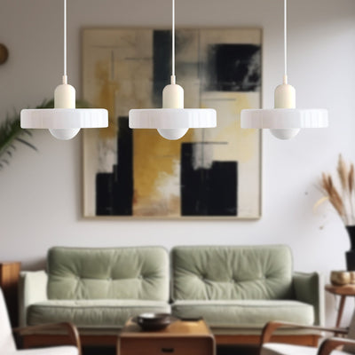 Suspension Simple Bauhaus en Verre – Design Élégant pour Cuisine, Salle à Manger et Salon