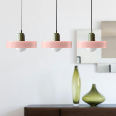 Suspension Simple Bauhaus en Verre – Design Élégant pour Cuisine, Salle à Manger et Salon