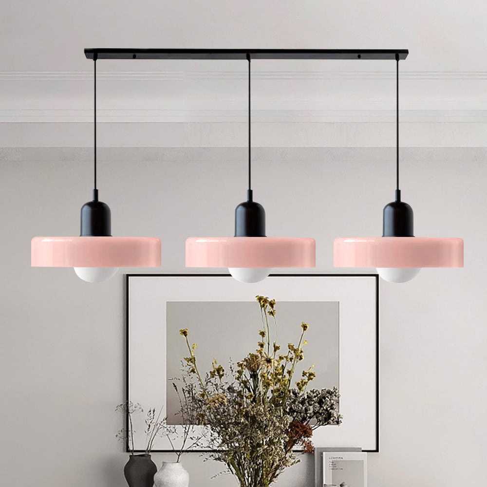 Suspension Simple Bauhaus en Verre – Design Élégant pour Cuisine, Salle à Manger et Salon