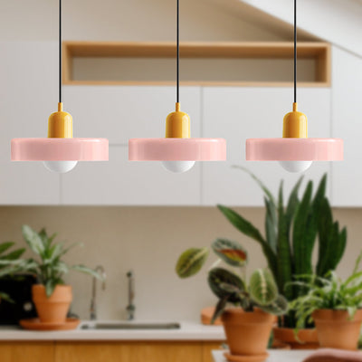 Suspension Simple Bauhaus en Verre – Design Élégant pour Cuisine, Salle à Manger et Salon