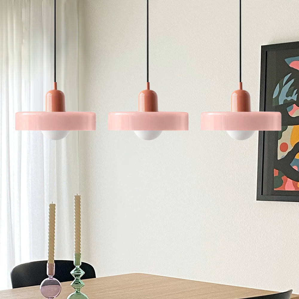 Suspension Simple Bauhaus en Verre – Design Élégant pour Cuisine, Salle à Manger et Salon