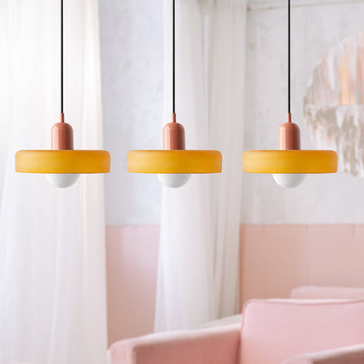 Suspension Simple Bauhaus en Verre – Design Élégant pour Cuisine, Salle à Manger et Salon