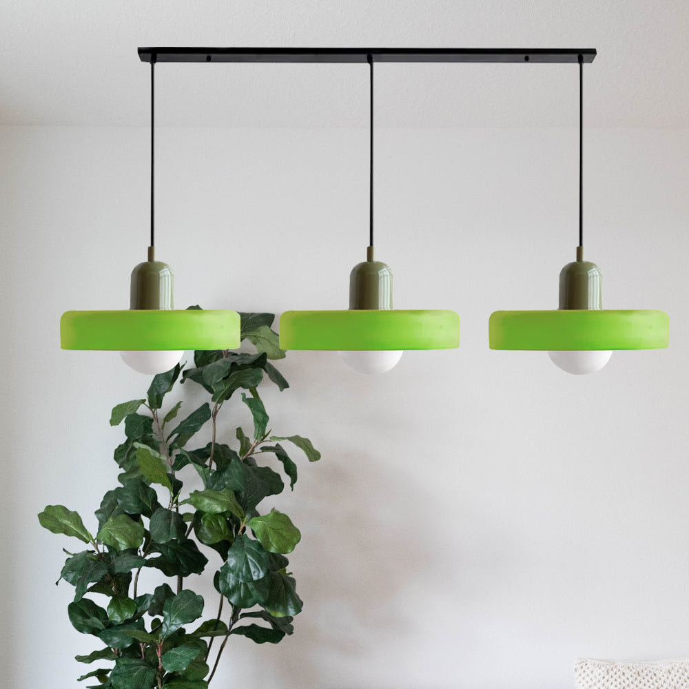 Suspension Simple Bauhaus en Verre – Design Élégant pour Cuisine, Salle à Manger et Salon