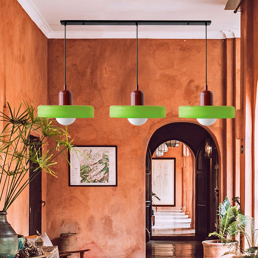 Suspension Simple Bauhaus en Verre – Design Élégant pour Cuisine, Salle à Manger et Salon