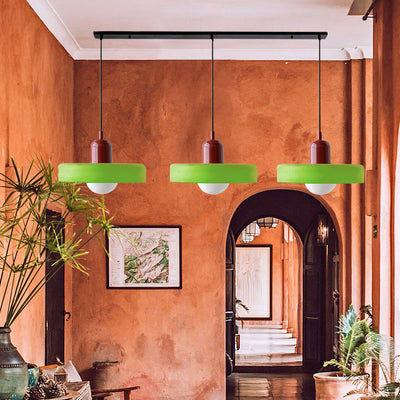 Suspension Simple Bauhaus en Verre – Design Élégant pour Cuisine, Salle à Manger et Salon