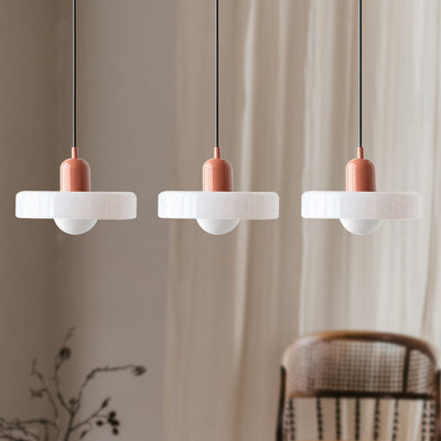 Suspension Simple Bauhaus en Verre – Design Élégant pour Cuisine, Salle à Manger et Salon