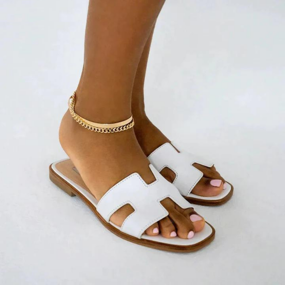 Sandales Femme H-Design en Similicuir – Élégantes et Confortables pour un Style Intemporel