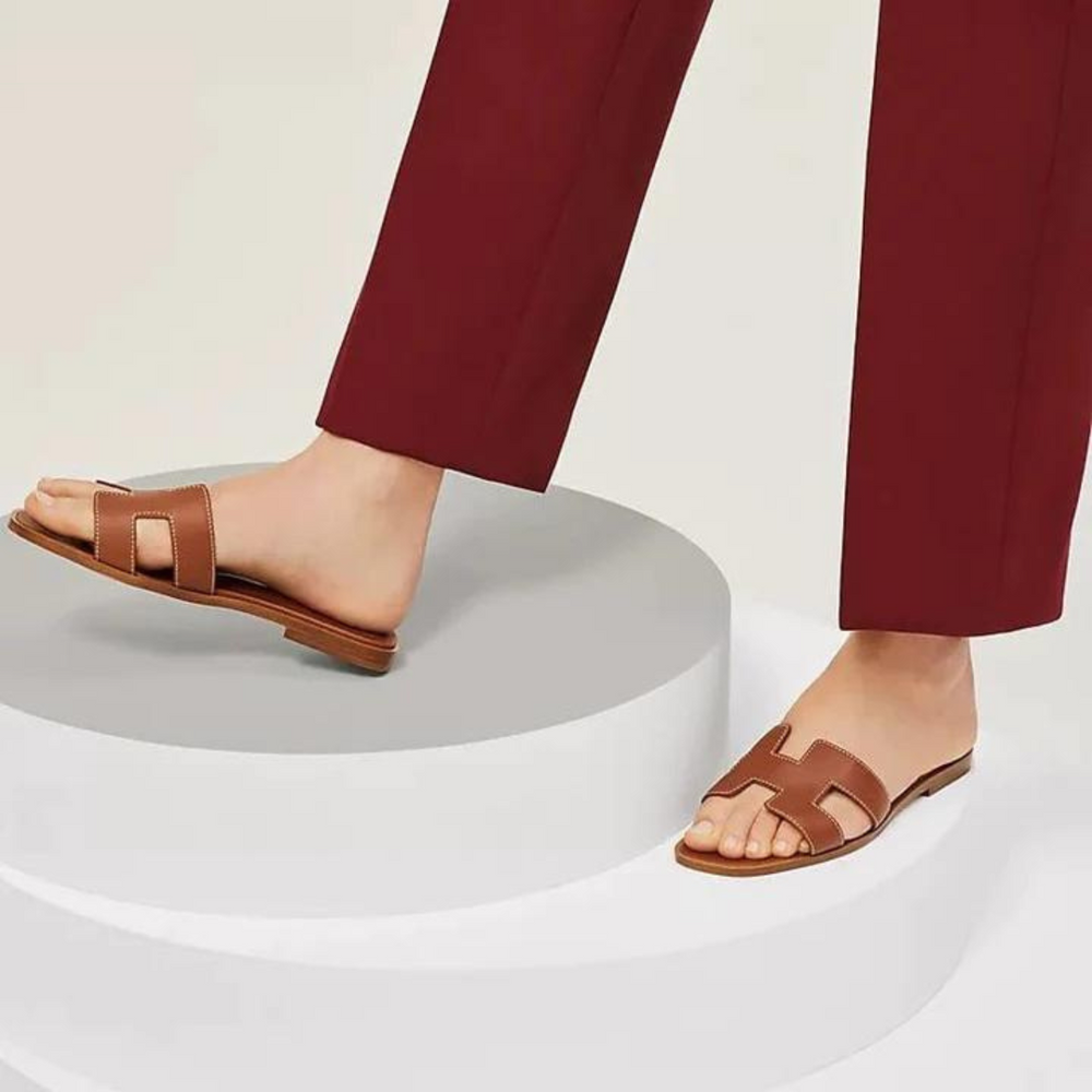 Sandales Femme H-Design en Similicuir – Élégantes et Confortables pour un Style Intemporel