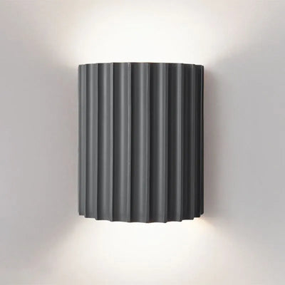 Applique Murale Design Moderne – Lampe à Abat-jour Froncé