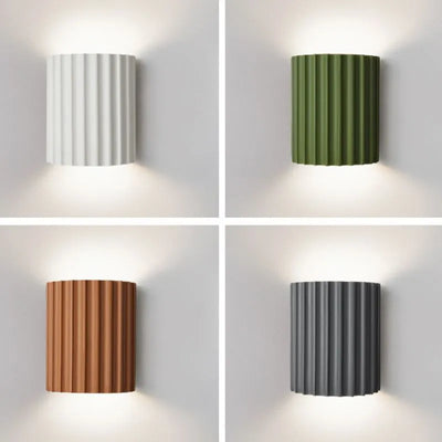 Applique Murale Design Moderne – Lampe à Abat-jour Froncé