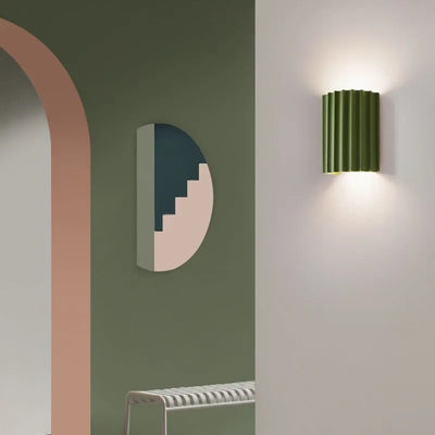 Applique Murale Design Moderne – Lampe à Abat-jour Froncé