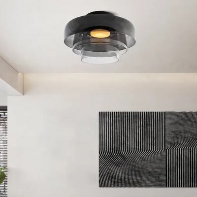 Plafonnier en Verre Design Médiéval Nordique – Éclairage Élégant et Chauffant pour Salon, Chambre ou Salle à Manger
