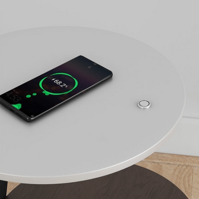 Table d'Appoint Idéale – Design Élégant et Fonctionnel avec Double Plateau pour Plus de Rangement