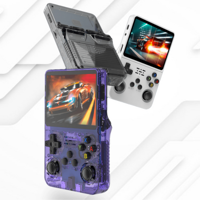Console Portable Pocket Infinity – Plus de 20 000 Jeux Rétro, Écran 3,5", Connexion TV, Batterie Longue Durée