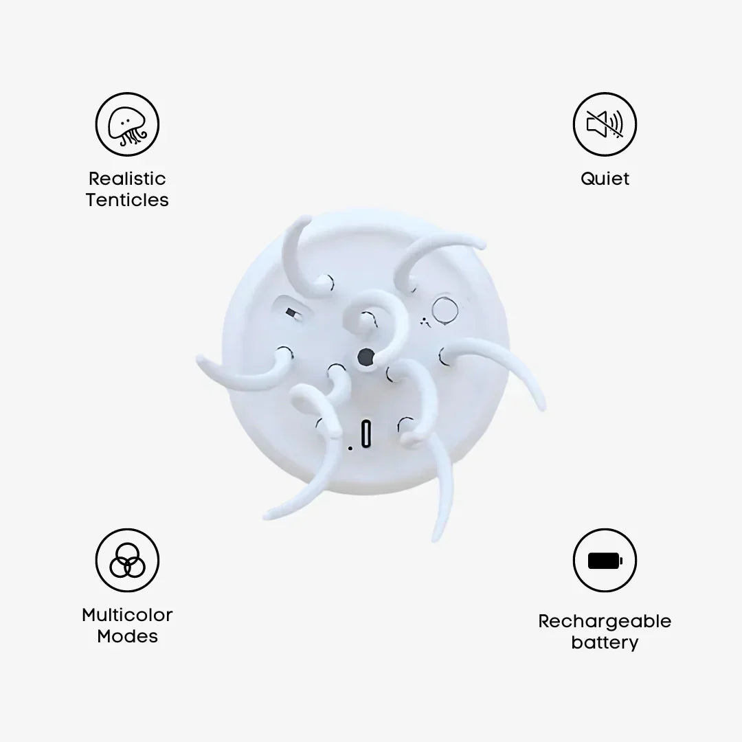 JellyBeat | Lampe à méduse dansante LED colorée et intelligente