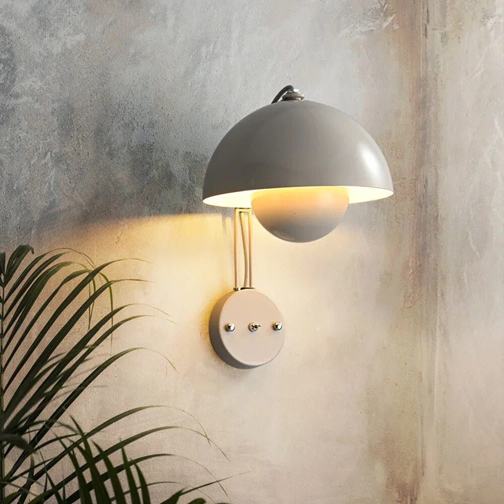Auroraglo Lampe Murale Moderne - Design en Forme de Fleur, Éclairage LED, Idéale pour Chambre