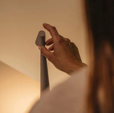 Lampe LED Sans Fil ScandiLight – Lampe Tactile Dimmable USB, Design Nordic Minimaliste