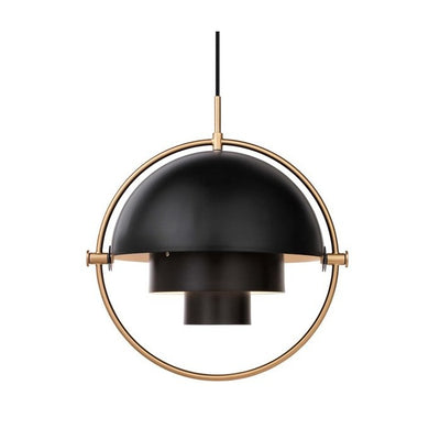 Lampe Pendante LED HanuGlo – Suspension Métallique Moderne à Multi-Couches Rotatives