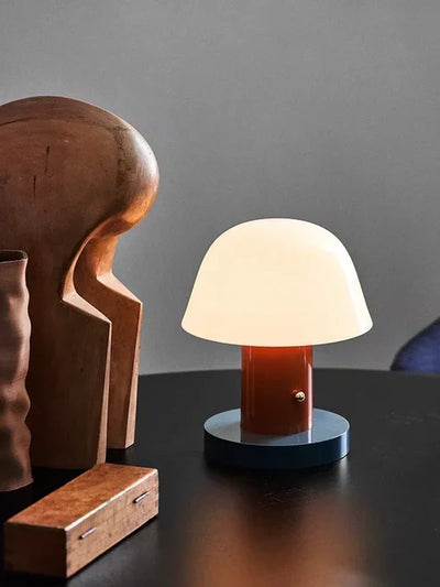 Lampe de Table Champignon LED – Design Naturel et Éclectique