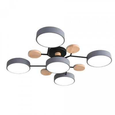 Lampe de plafond LED Nordic Branched Disc - Élégance et chaleur dans votre intérieur