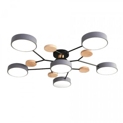 Lampe de plafond LED Nordic Branched Disc - Élégance et chaleur dans votre intérieur