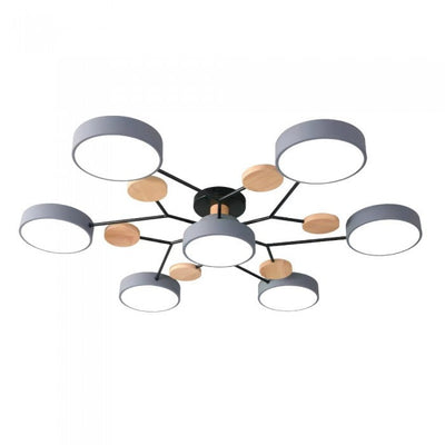 Lampe de plafond LED Nordic Branched Disc - Élégance et chaleur dans votre intérieur