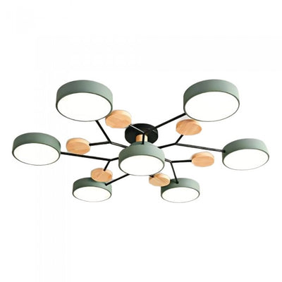 Lampe de plafond LED Nordic Branched Disc - Élégance et chaleur dans votre intérieur