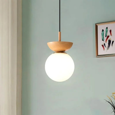 Suspension Nordic en Bois Mi-Dur – Lampe Moderne et Élégante