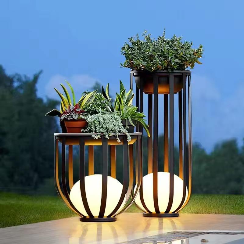 Lampe de Jardin Solaire LED Étanche – Éclairage Moderne et Écologique pour Extérieur